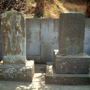 双体道祖神&地神道標 画像